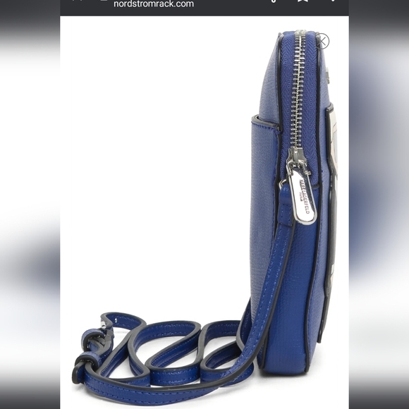 KARL LAGERFELD PARIS Maybelle Logo Crossbody Bag Cobalt - Picture 4 of 16